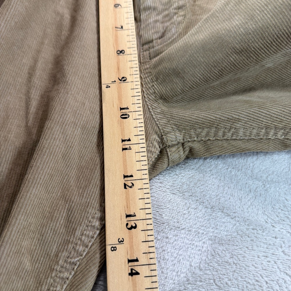 Brooks Brothers Red Fleece Mens 36x30 Tan Corduroy Pants Straight Leg Stretch - Picture 12 of 12